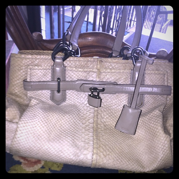 Coach Snakeskin handbag - Picture 5 of 7